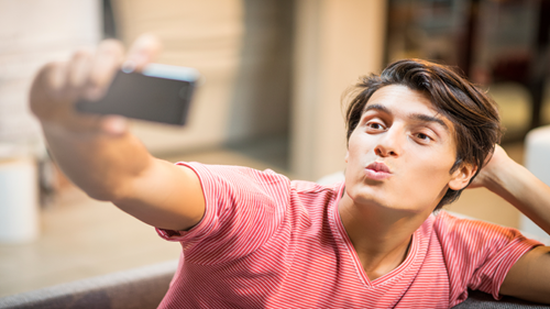 dingen die je doet als je eigenlijk moet studeren - selfie