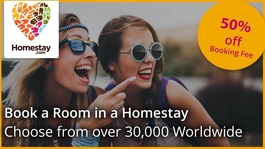 Discount on homestay booking